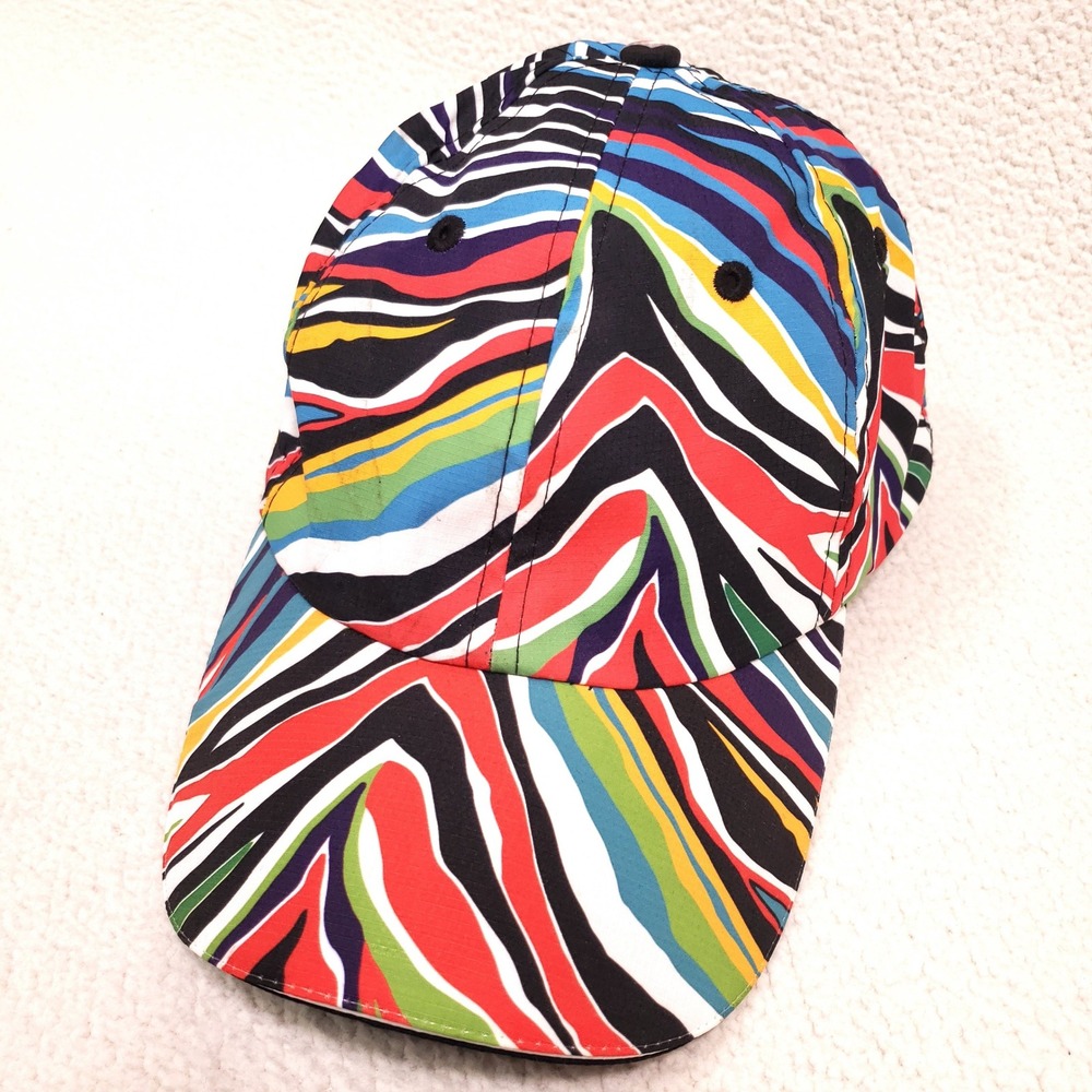 Headsweats Performance Hat Strapback Multicolor Zebra Loudmouth Golf Running Cap